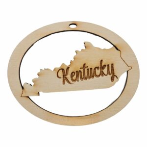 Personalized Kentucky Ornaments