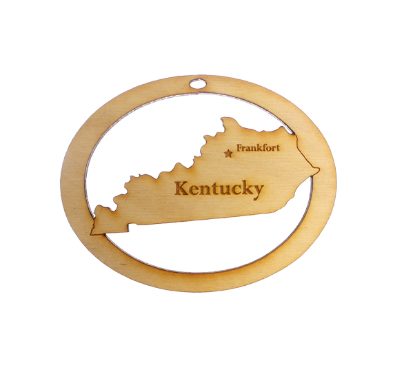 Personalized Kentucky Ornament