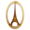 Personalized Eiffel Tower Ornament