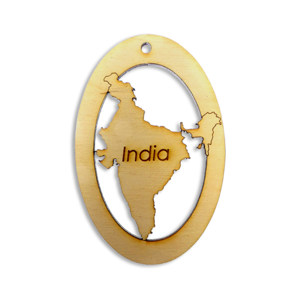 Personalized India Ornament