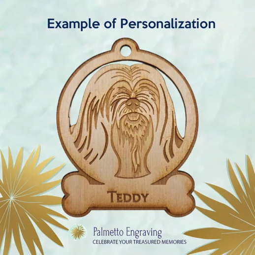 Lhasa Apso Ornament | Personalized