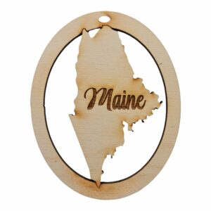 Maine Ornament Personalized