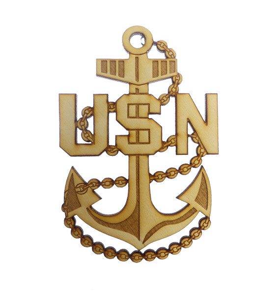 Navy CPO Anchor Ornamnent