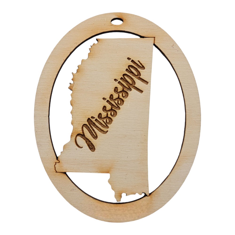 Mississippi Ornament Personalized