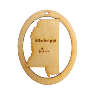 Personalized MIssissippi Ornament