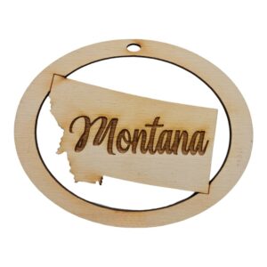Montana Ornaments Personalized