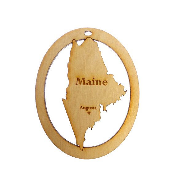 Personalized Maine Ornament