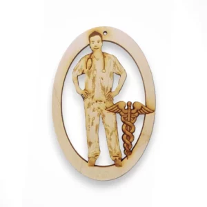 Male Nurse Ornament | Personalized