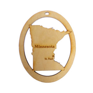 Personalized Minnesota Ornament