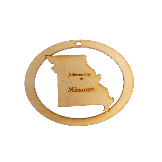 Personalized Missouri Ornament