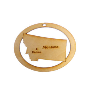 Personalized Montana Ornament