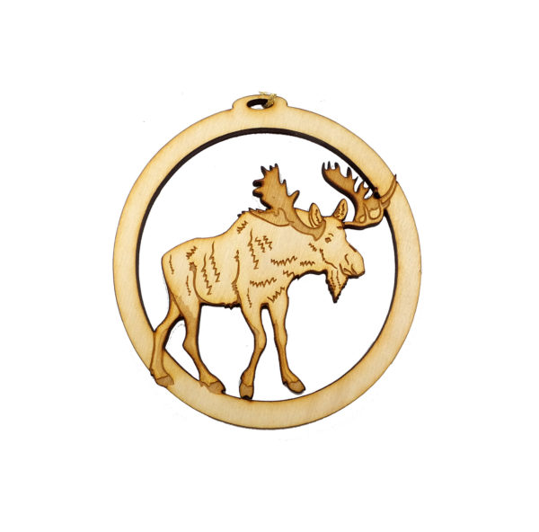 Personalized Moose Ornament