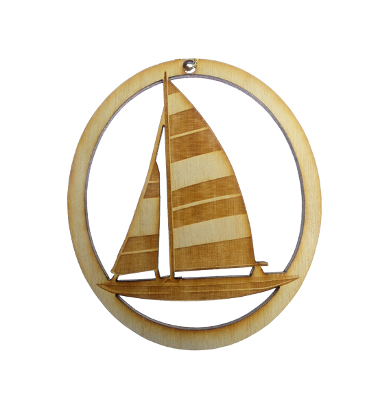 Sailing Gifts | Sailboat Ornament | Personalized