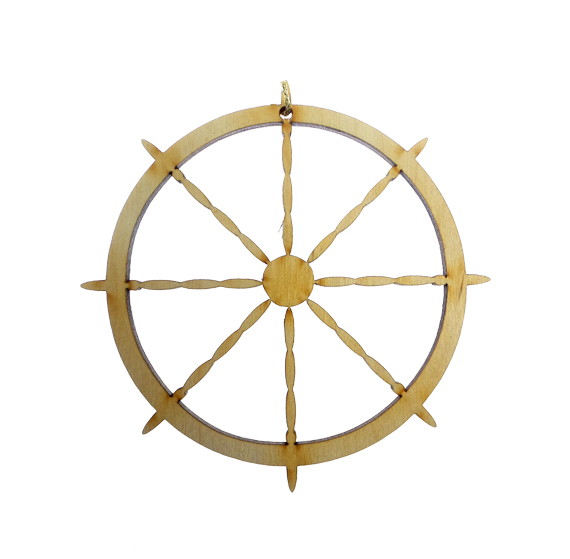 Ship Wheel Ornament