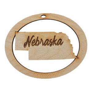 Nebraska Ornament Personalized