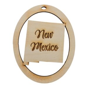 New Mexico Ornament Personalized