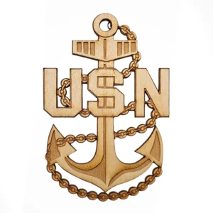 Navy CPO Anchor Ornament