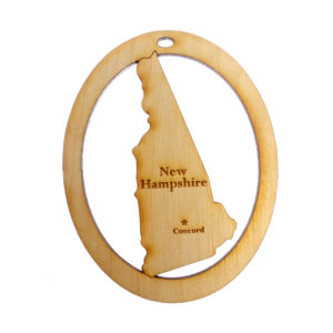 Personalized New Hampshire Ornament