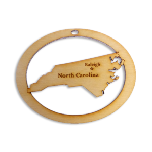 Personalized North Carolina Ornament