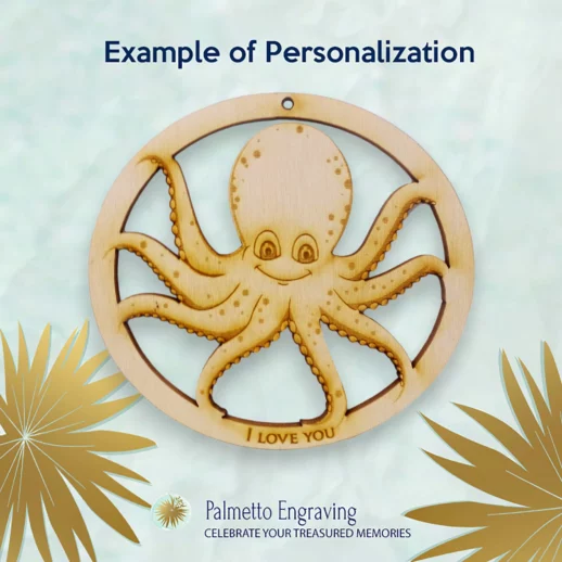 Octopus Ornament | Personalized