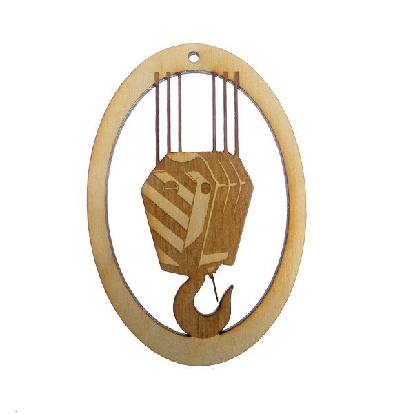 Crane Hook Ornament | Personalized