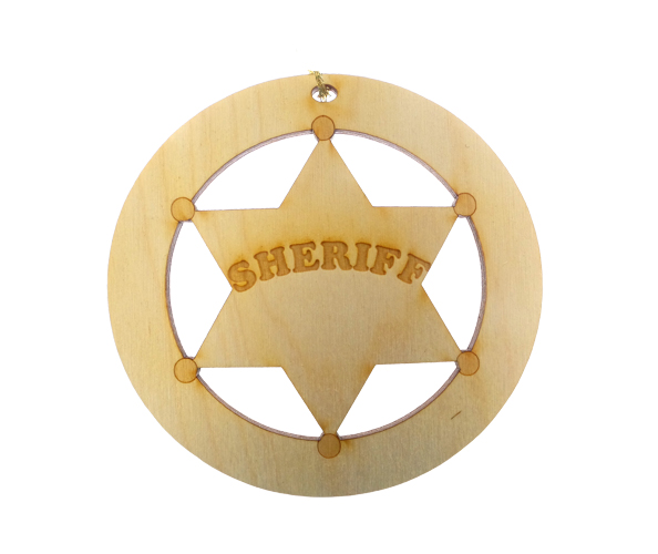 Sheriff Ornament | Personalized