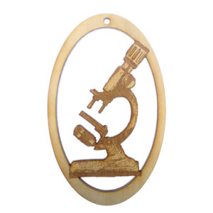 Microscope Ornament | Personalized