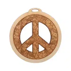 Peace Sign Ornament | Personalized