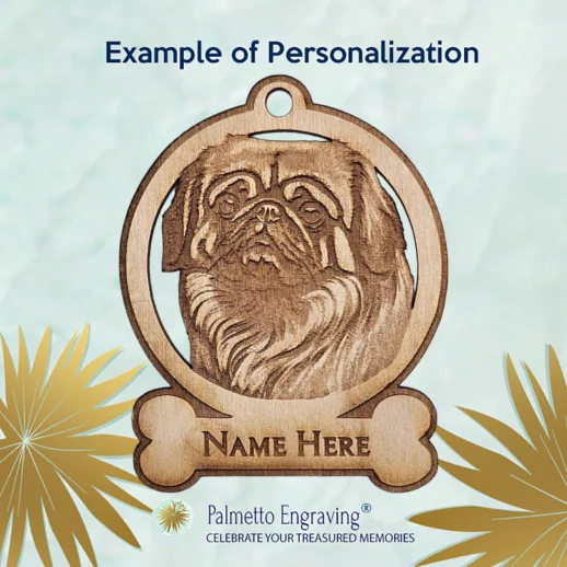 Pekingese Ornament | Personalized