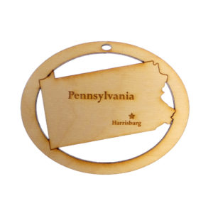 Personalized Pennsylvania Ornament