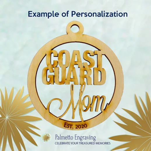 Coast Guard Mom Ornament | Personalized