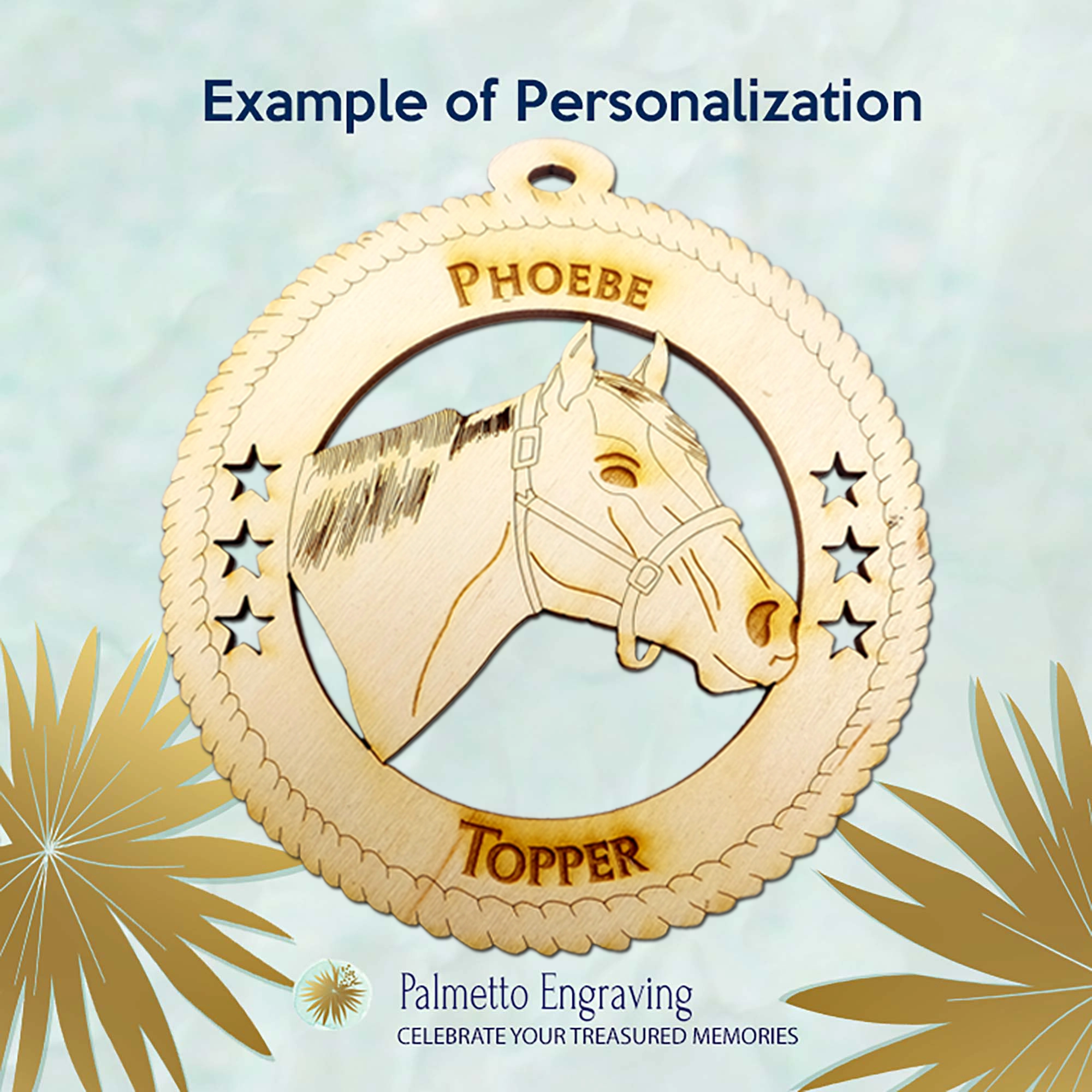 Custom Horse Ornaments | Personalized