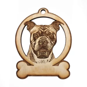 Pit Bull Christmas Ornament | Personalized