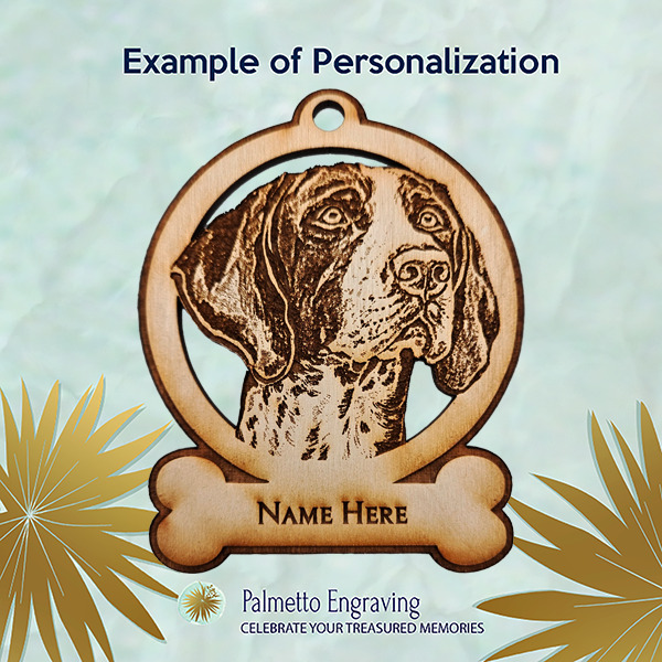 Pointer Ornament Personalized