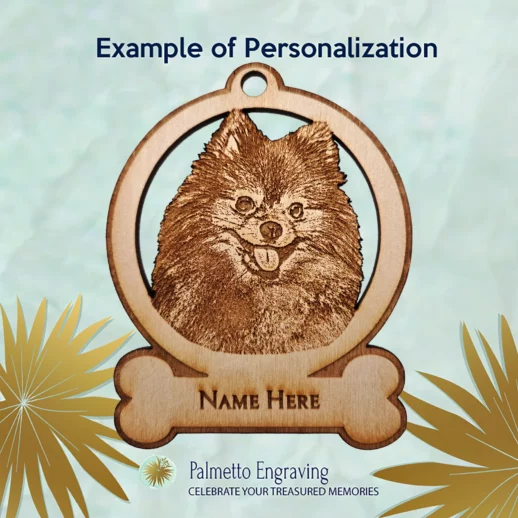 Pomeranian Ornament | Personalized