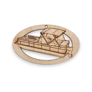 Pontoon Boat Ornament | Personalized