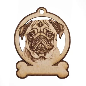 Pug Ornament | Personalized