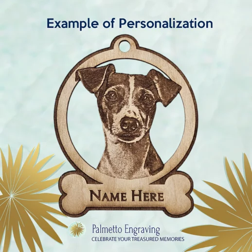 Rat Terrier Ornament | Personalized