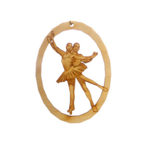Personalized Ballet Couple Ornament
