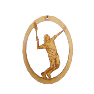Personalized Mens Tennis Ornament