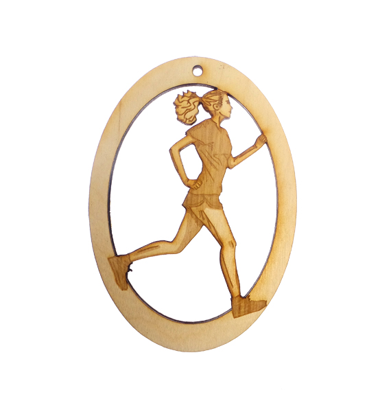 Personalized Cross Country Runner Ornament