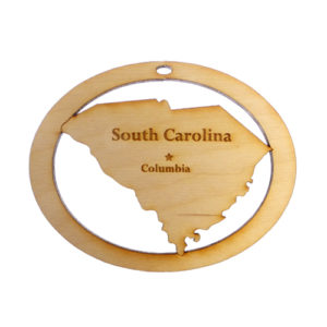 Personalized South Carolina Ornament