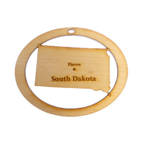 Personalized South Dakota Ornament