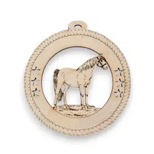 Personalized Horse Christmas Tree Ornament
