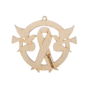 Breast Cancer Ribbon Ornament | Personalized
