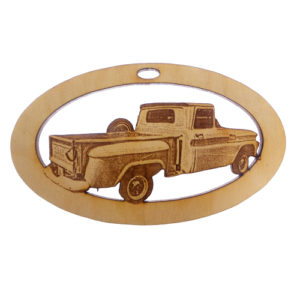 Personalized 1967 Chevy Stepside Truck Ornament
