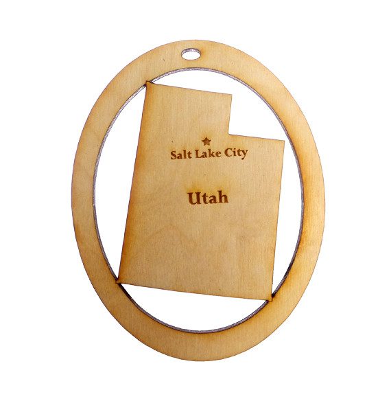 Personalized Utah Ornament