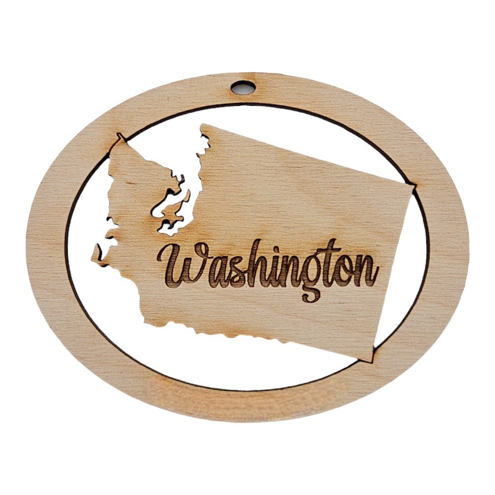 Washington Ornament Personalized