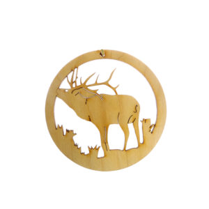 Personalized Elk Ornament