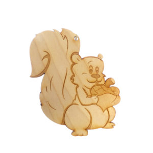 Personalized Squirrel Ornament